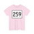 Maine 259 (Maine) (Road Sign) T-Shirt