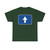 MUTCD M6-3 blue (United States) (Road Sign) T-Shirt