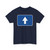 MUTCD M6-3 blue (United States) (Road Sign) T-Shirt