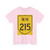 NH215-IN (India) (Road Sign) T-Shirt