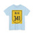 NH341-IN (India) (Road Sign) T-Shirt