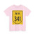 NH341-IN (India) (Road Sign) T-Shirt