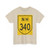NH340-IN (India) (Road Sign) T-Shirt