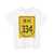 NH334-IN (India) (Road Sign) T-Shirt
