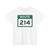 NL Route 214 (Canada) (Road Sign) T-Shirt