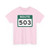 NL Route 503 (Canada) (Road Sign) T-Shirt
