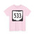 OH-533 1967 (Ohio) (Road Sign) T-Shirt