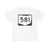 OH-581 (Ohio) (Road Sign) T-Shirt