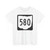 OH-580 1967 (Ohio) (Road Sign) T-Shirt