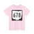 OH-678 1967 (Ohio) (Road Sign) T-Shirt
