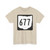 OH-677 1967 (Ohio) (Road Sign) T-Shirt