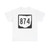 OH-874 1967 (Ohio) (Road Sign) T-Shirt