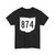OH-874 1967 (Ohio) (Road Sign) T-Shirt