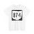 OH-874 1967 (Ohio) (Road Sign) T-Shirt