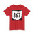 OH-867 1967 (Ohio) (Road Sign) T-Shirt