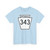 PA-343 1948 (Pennsylvania) (Road Sign) T-Shirt