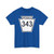 PA-343 1948 (Pennsylvania) (Road Sign) T-Shirt