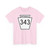 PA-343 1948 (Pennsylvania) (Road Sign) T-Shirt