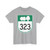 PEI Highway 323 (Canada) (Road Sign) T-Shirt