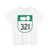 PEI Highway 321 (Canada) (Road Sign) T-Shirt