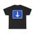 Pil nedåt (Sweden) (Road Sign) T-Shirt