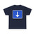 Pil nedåt (Sweden) (Road Sign) T-Shirt