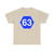 Pref Route Sign 63 jct (Japan) (Road Sign) T-Shirt