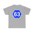 Pref Route Sign 63 jct (Japan) (Road Sign) T-Shirt