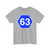 Pref Route Sign 63 jct (Japan) (Road Sign) T-Shirt