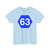 Pref Route Sign 63 jct (Japan) (Road Sign) T-Shirt