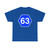 Pref Route Sign 63 jct (Japan) (Road Sign) T-Shirt