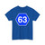 Pref Route Sign 63 jct (Japan) (Road Sign) T-Shirt
