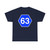 Pref Route Sign 63 jct (Japan) (Road Sign) T-Shirt