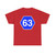 Pref Route Sign 63 jct (Japan) (Road Sign) T-Shirt
