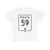 QC-59 1952 (Canada) (Road Sign) T-Shirt