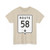 QC-58 1952 (Canada) (Road Sign) T-Shirt