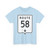 QC-58 1952 (Canada) (Road Sign) T-Shirt