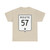 QC-57 1952 (Canada) (Road Sign) T-Shirt