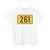R261-SRB (Serbia) (Road Sign) T-Shirt