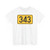R343-SRB (Serbia) (Road Sign) T-Shirt