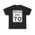 Reduced Speed 70 (United States) (Road Sign) T-Shirt