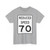 Reduced Speed 70 (United States) (Road Sign) T-Shirt