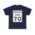 Reduced Speed 70 (United States) (Road Sign) T-Shirt