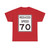 Reduced Speed 70 (United States) (Road Sign) T-Shirt