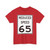 Reduced Speed 65 (United States) (Road Sign) T-Shirt