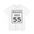 Reduced Speed 55 (United States) (Road Sign) T-Shirt