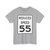 Reduced Speed 55 (United States) (Road Sign) T-Shirt