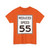 Reduced Speed 55 (United States) (Road Sign) T-Shirt