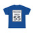 Reduced Speed 55 (United States) (Road Sign) T-Shirt