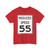 Reduced Speed 55 (United States) (Road Sign) T-Shirt